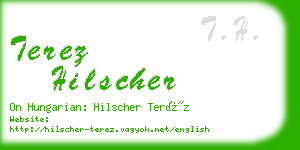 terez hilscher business card